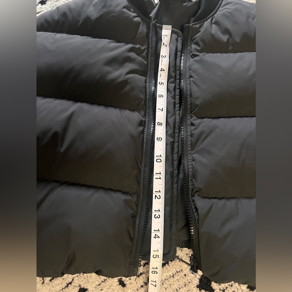 Acne Studios Black Cropped Puffer Jacket - Picture 5 of 7